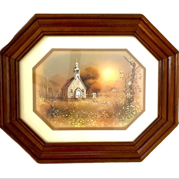 SOLD !!!! VINTAGE HOME INTERIORS WALL ART - Picture 6 of 6